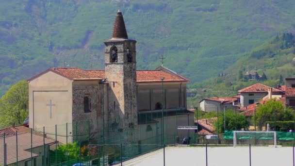 意大利加尔达湖Tignale历史城区中心 — 图库视频影像