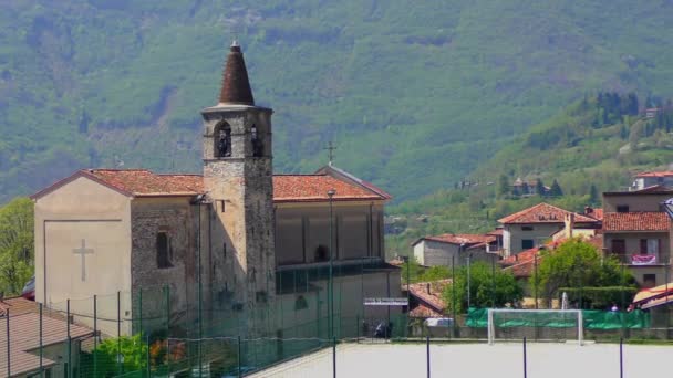 Historic City Centre Tignale Lake Garda Italy — Stock Video