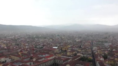 Floransa, gün batımından önce, Piazzale Michelangelo 'dan görüldüğü gibi, 4K görüntü.