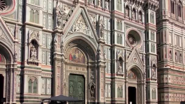Cattedrale Santa Maria Del Fiore Engelska Cathedral Saint Mary Flower — Stockvideo