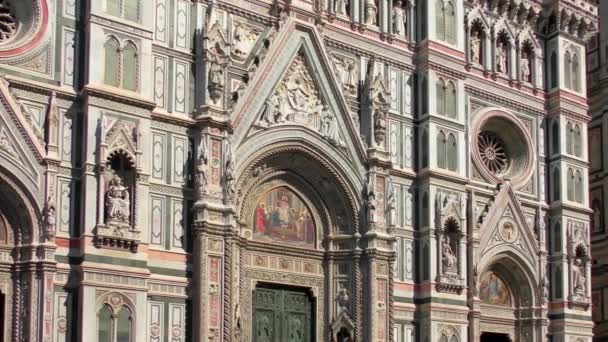 Cattedrale Santa Maria Del Fiore Firenze Italia Filmati — Video Stock