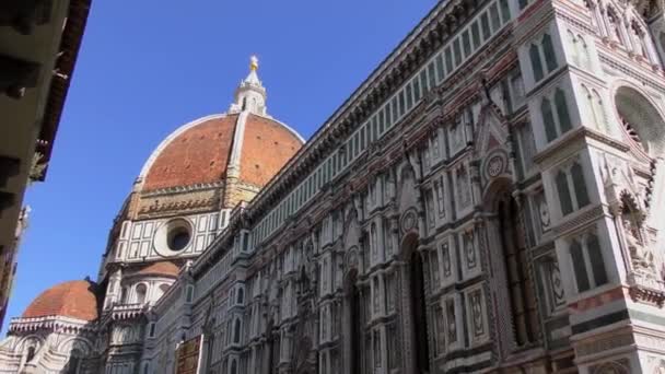 Cattedrale Santa Maria Del Fiore Firenze Italia Filmati — Video Stock