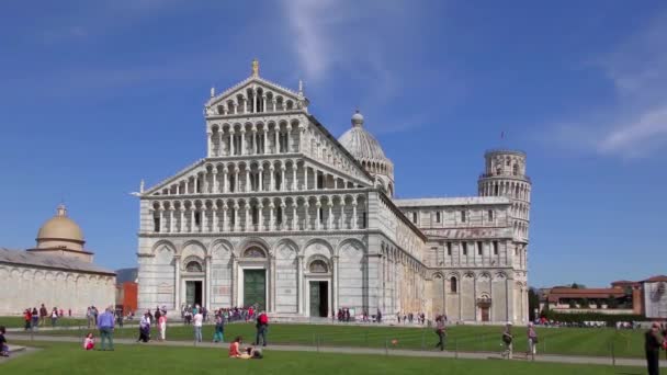 Pisa Italien April 2015 Aufnahmen Des Pisa Baptisteriums Johannes April — Stockvideo
