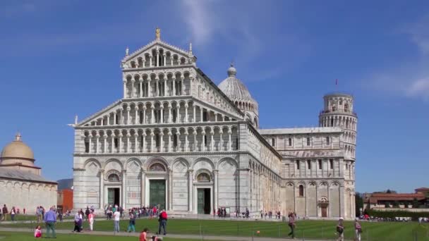 Pisa Italia Aprile 2015 Filmati Del Battistero San Giovanni Pisa — Video Stock