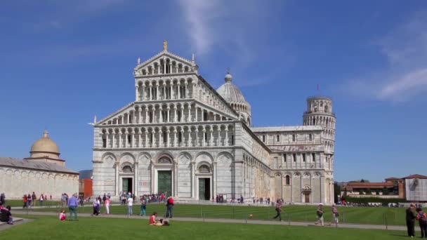Pisa Italy Απριλιου 2015 Πλάνα Από Βαπτιστήριο Της Πίζας Του — Αρχείο Βίντεο
