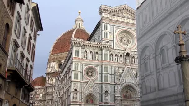 Cattedrale Santa Maria Del Fiore Англ Cathedral Saint Mary Flower — стоковое видео