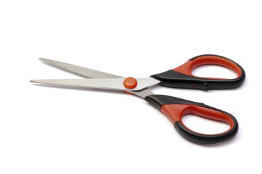 Beyaz üzerinde izole edilmiş makas