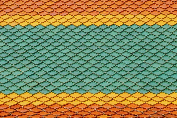 Tuiles de toit colorées — Photo