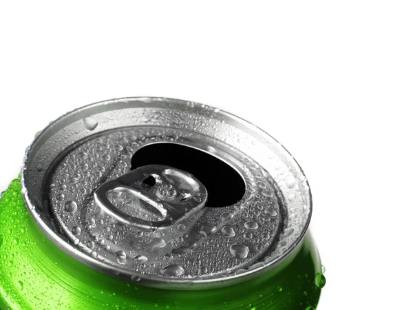 Fresh Can Soda Condensation Refreshing — Stock Photo, Image