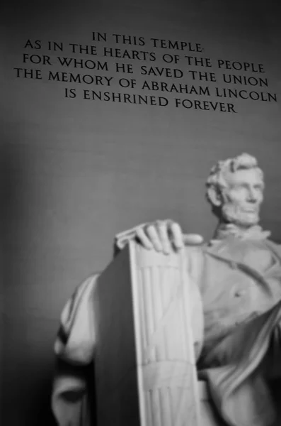 Abraham Lincoln Memorial Washington — Stockfoto