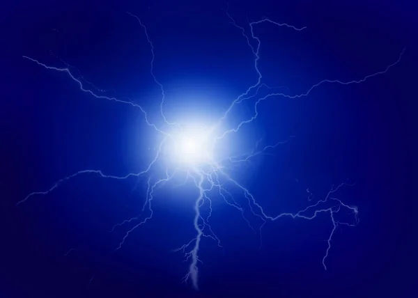 Explosão Energia Pura Eletricidade — Fotografia de Stock