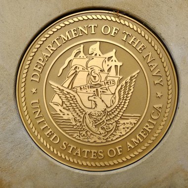 Askeri silahlı kuvvetleri amblemi için altın mühür