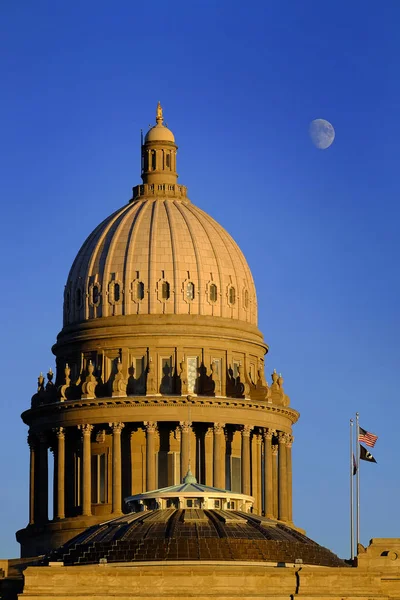 Idaho State Capitol Building Rząd Kopuła Struktury Prawne Przepisy Regulujace — Zdjęcie stockowe