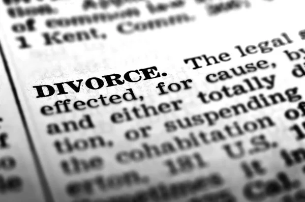 Legal Definition Divorce Ending Marriage Legal Law — Stock Photo, Image