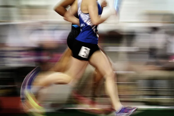 Relay Race Meet Running Team Vitory Success Baton — Stock Photo, Image