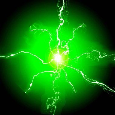 Green Electricity Plasma Energy Power clipart