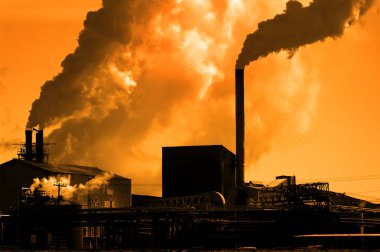 Kirliliği hava kalite fabrika duman atmosfer ENVI pompa