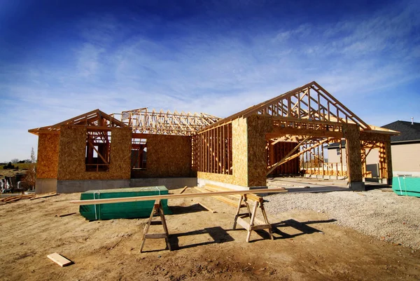 Bouw van nieuwe huis Residence residentieel gebouw Construc — Stockfoto