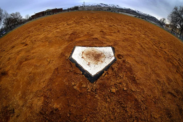 Heimteller Baseball Score im Spiel — Stockfoto