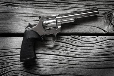 Tabanca Tabancalar Eski Ahşap Silahlar Üzerinde Kendini Savunma için