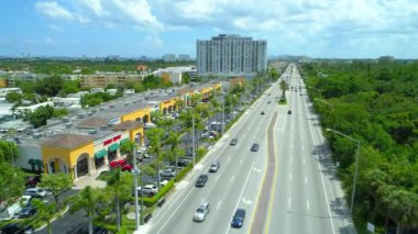 Hava video strip mall alışveriş merkezi Miami Florida
