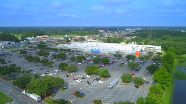 Zdjęcia Lotnicze Drone Lake City Florydzie Usa — Wideo stockowe