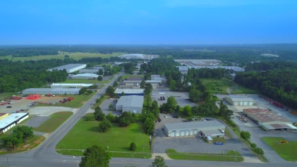 美国阿肯色州小石城的空中镜头 — 图库视频影像