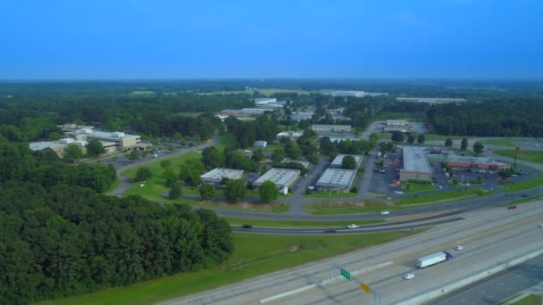 Aerial Footage Little Rock Arkansas Usa — Stockvideo