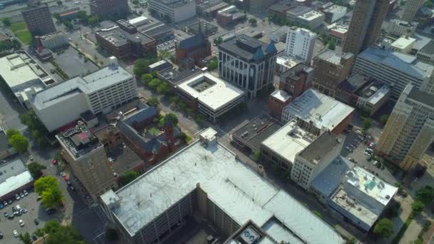 Aerial Drone Video Birmingham Alabama Usa — Stock Video