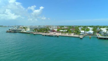 Key West Florida ABD Hava dron görüntüleri
