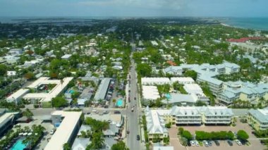 Key West Florida ABD Hava dron görüntüleri