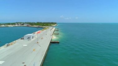 Hava Key West Gemi liman 4k