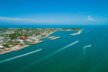 Key West Florida ABD Hava dron görüntü
