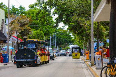 Key West, Florida, ABD - 9 Haziran 2018: yaz saati sokak fotoğraflarını Key West bir dünya ünlü tropikal seyahat turizm Güney Florida 