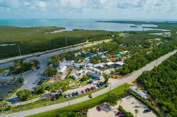Deniz Florida Keys Tiyatro Hava Dron Görüntü — Stok fotoğraf