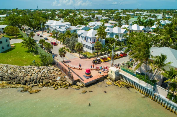 Drone Aereo Immagine Del Punto Più Meridionale Key West Florida — Foto Stock