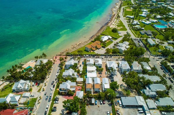 Letecký Snímek Nejjižnější Pointe Key West Florida Usa — Stock fotografie