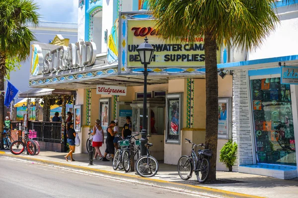 Key West Florida Usa June 2018 Foto Jalan Musim Panas — Stok Foto