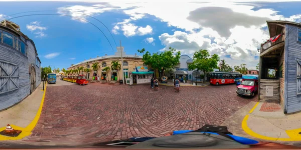 Key West Florida Usa Juni 2018 360Vr Afbeelding Sferische Van — Stockfoto