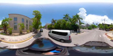 360 hareket Tur Key West Florida şehir sokakları