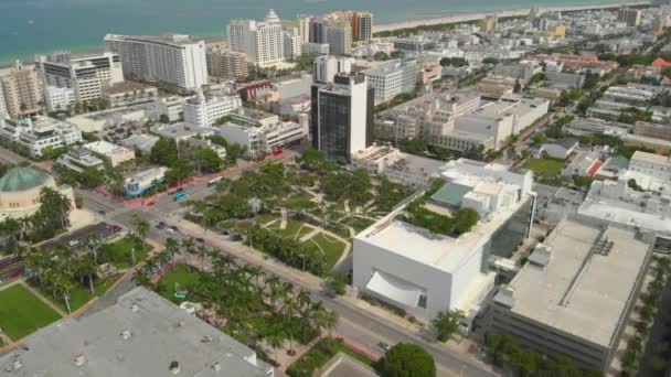 Miami Beach Floride États Unis Lincoln Road Soundscape Park — Video