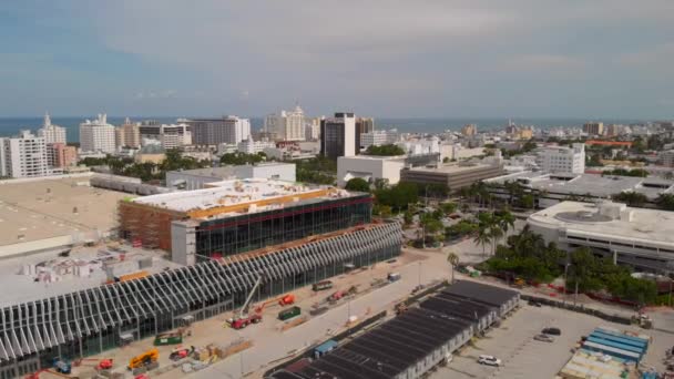 Luchtfoto Miami Beach Florida Usa — Stockvideo