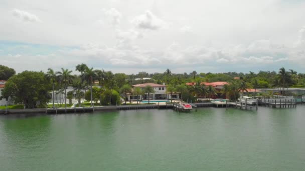 Luksusowe Rezydencje Waterfront Miami — Wideo stockowe