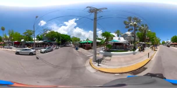 Sommaren 2018 360Vr Bilder Från Key West Florida — Stockvideo