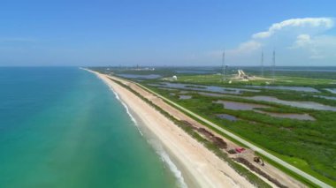 Havadan görüntüleri roketi sitesi Cape Canaveral Florida Nasa Uzay X