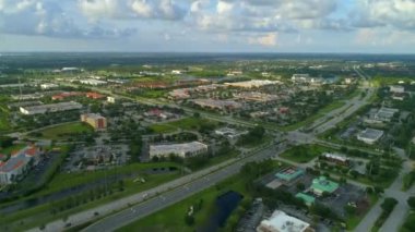 Port St Lucie Florida hava video konut mahallelerde
