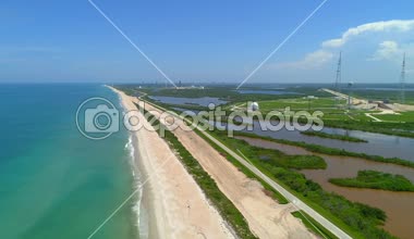 Havadan görüntüleri roketi sitesi Cape Canaveral Florida Nasa Uzay X