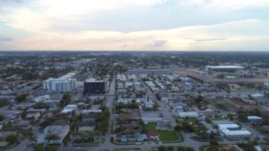 Hallandale Beach Florida ABD Hava dron görüntüleri