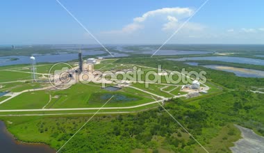 Havadan görüntüleri roketi sitesi Cape Canaveral Florida Nasa Uzay X