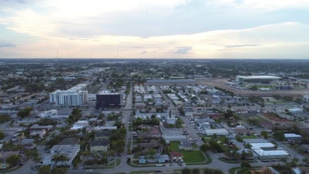 Images Aériennes Drone Hallandale Beach Floride États Unis — Video